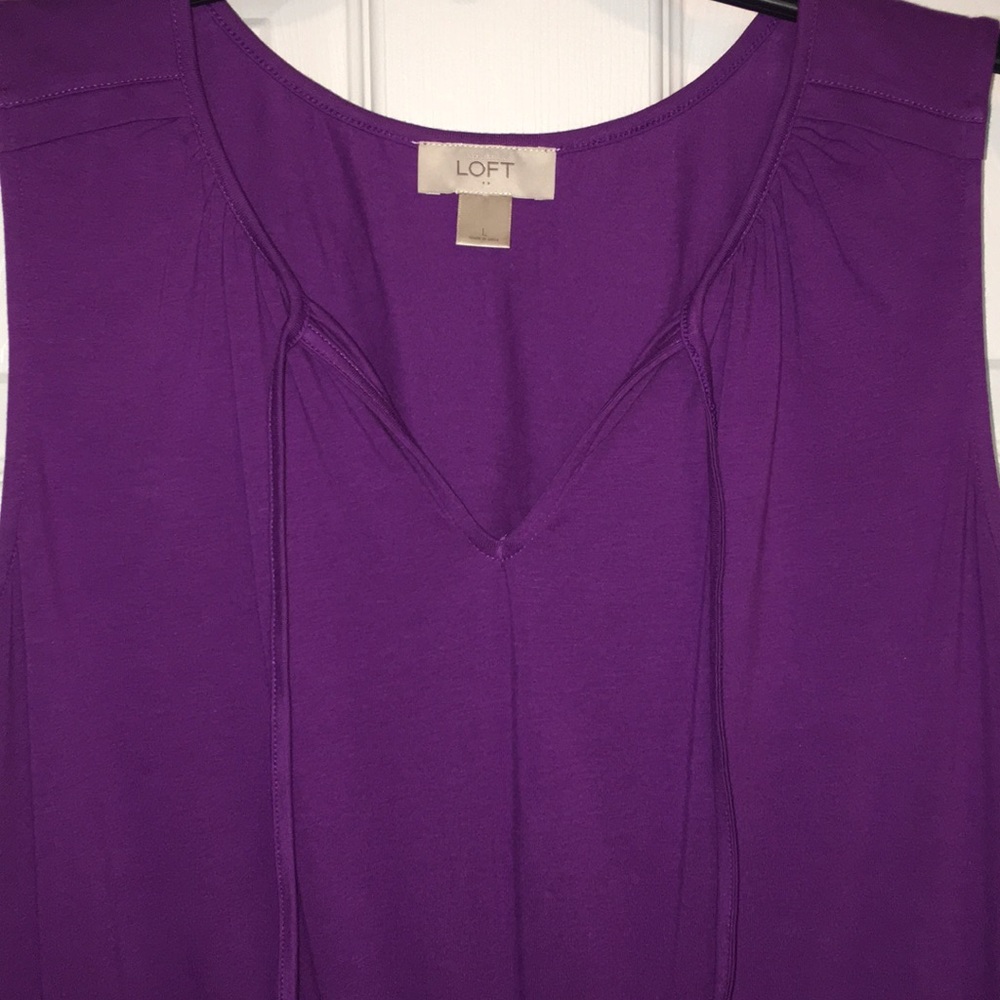 Casual Purple Sleeveless dress